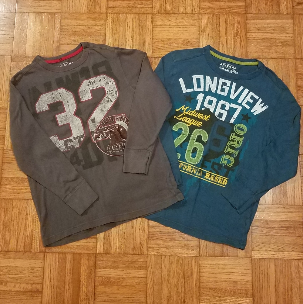 Two Arizona long sleeve T-shirts